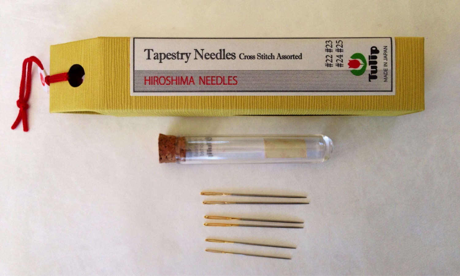 Tulip Tapestry Needles (6 Pcs) : Cross Stitch Round Tip #23 