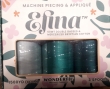 Wonderfil Efina pack - Turquoise - 3*1500 Yard